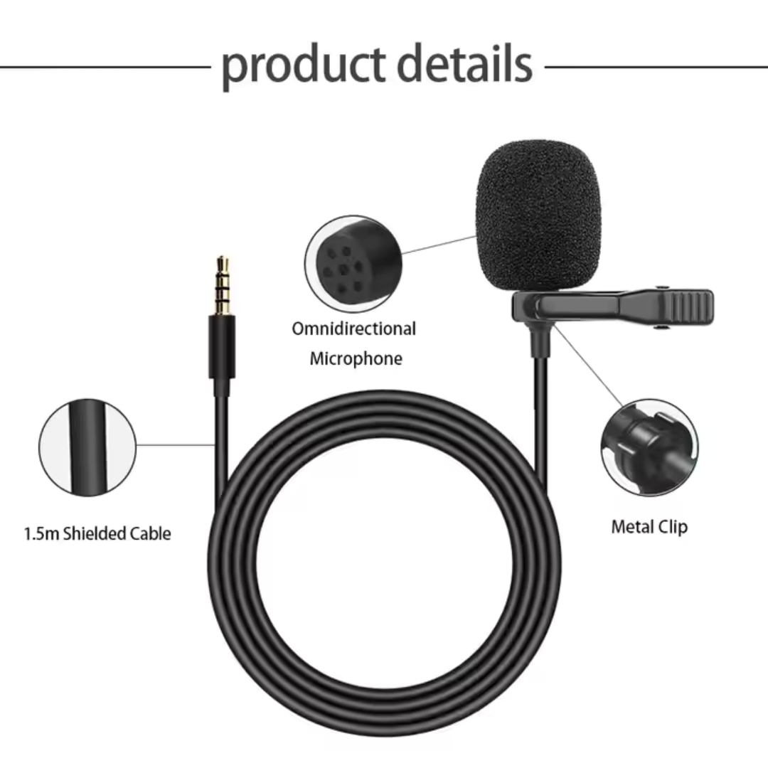 Universal 3.5mm Microphone Handsfree Audio Mic for Car Radio Stereo Head Unit - DriveCast