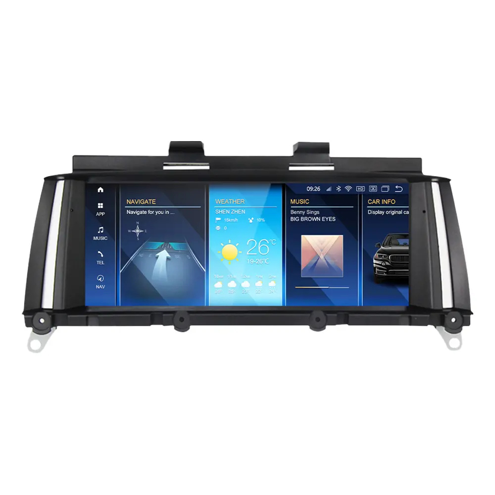 BMW X3 X4 2010-2018 Series F25 F26 Android 13 Wireless CarPlay & Android Auto Car Stereo Head Unit CIC NBT