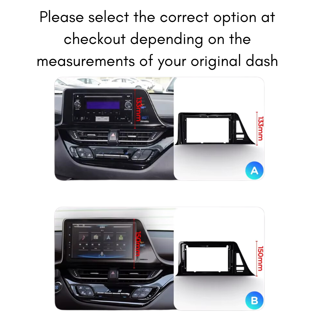 Toyota CH-R 2016-2019 Android 13 Wireless CarPlay & Android Auto Car Stereo Head Unit