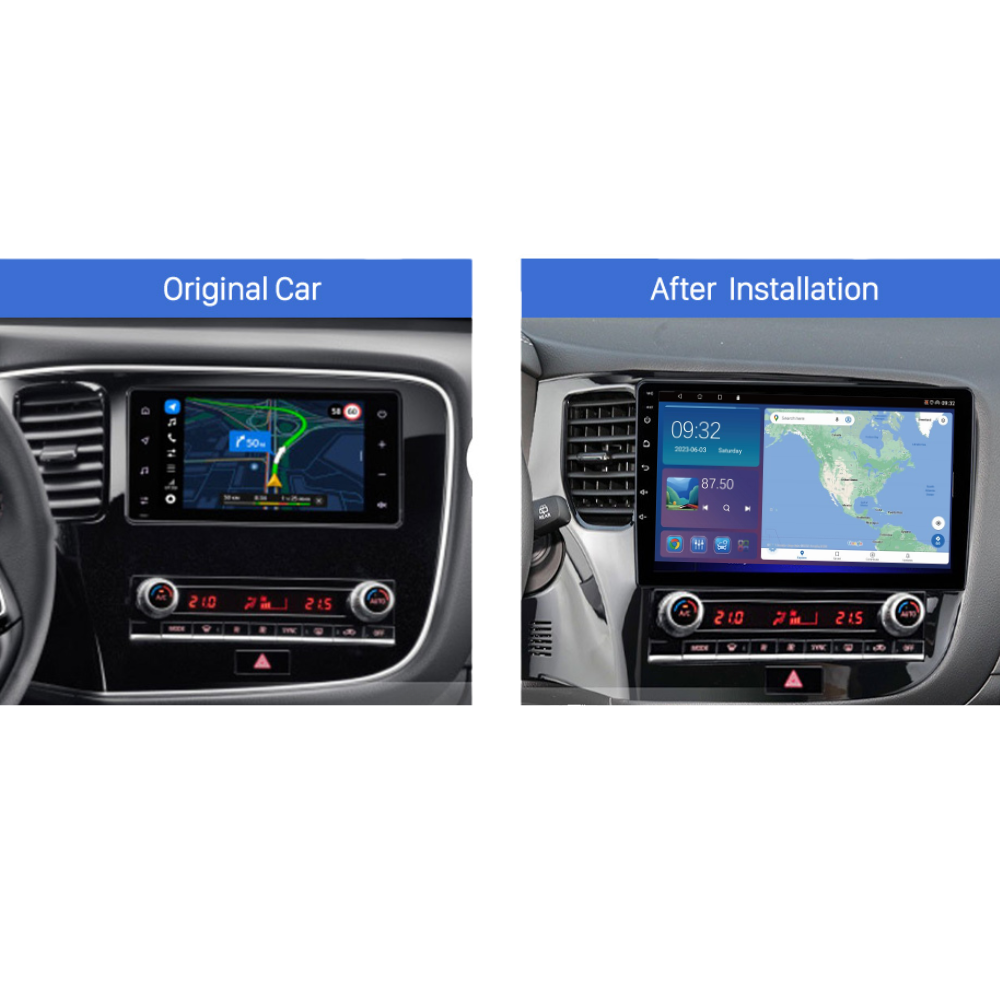 Mitsubishi Outlander PHEV 2012-2018 Android 13 Wireless CarPlay & Android Auto Car Stereo Head Unit