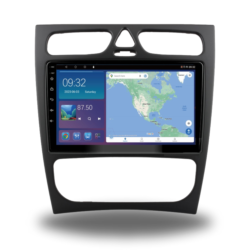 Mercedes C Class CLC CLK W203 S204 1999-2005 Android 13 Wireless CarPlay & Android Auto Car Stereo Head Unit