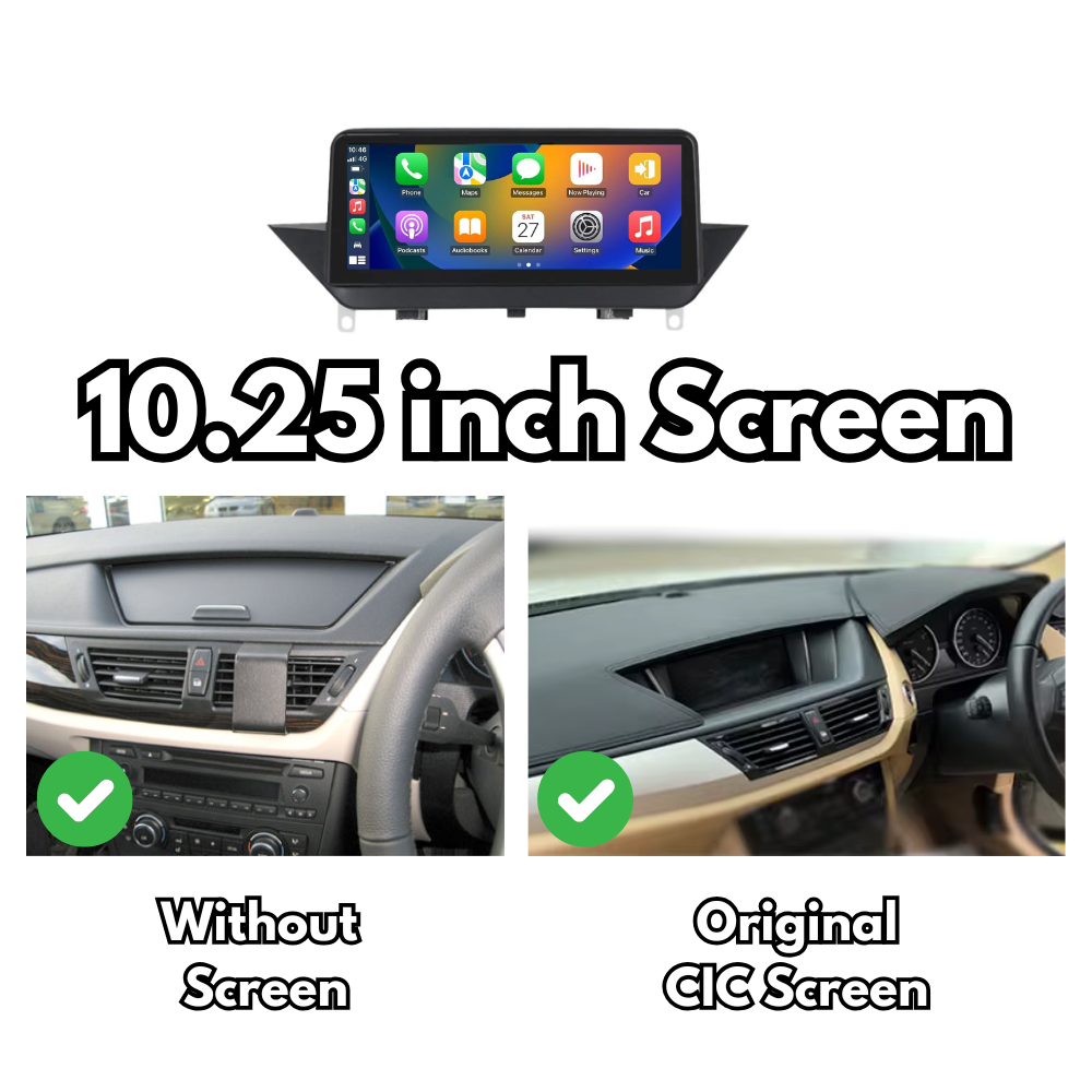 BMW X1 2009-2015 Android 13 Wireless CarPlay & Android Auto Car Stereo Head Unit 10.25inch 12.3inch