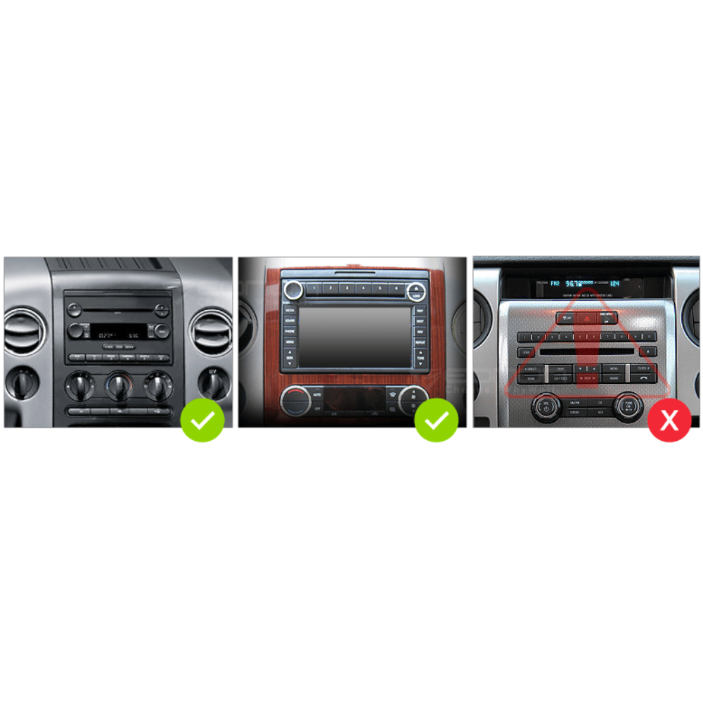 Ford F-150 250 350 Mustang 2004-2012 Android 13 Wireless CarPlay & Android Auto Car Stereo Head Unit