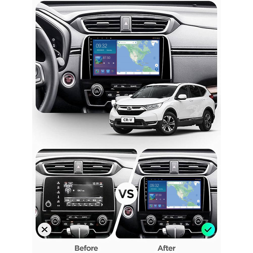 Honda CR-V 2017-2022 Android 13 Wireless CarPlay & Android Auto Car Stereo Head Unit