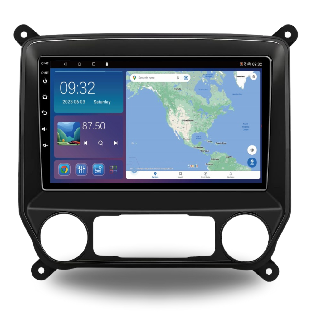 GMC Sierra Chevy Silverado 2014-2018 Android 13 Wireless CarPlay & Android Auto Car Stereo Head Unit