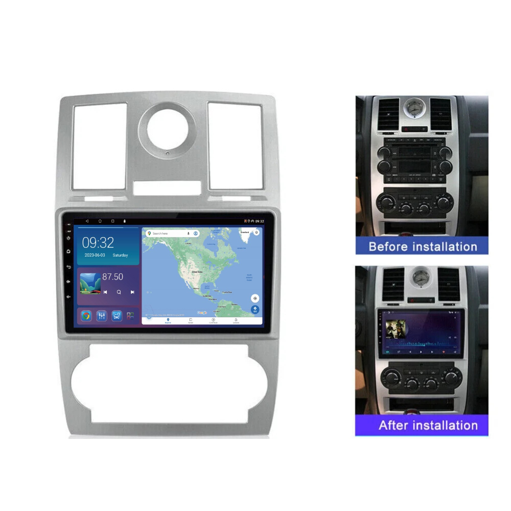 Chrysler 300 2005-2010 Android 13 Wireless CarPlay & Android Auto Car Stereo Head Unit