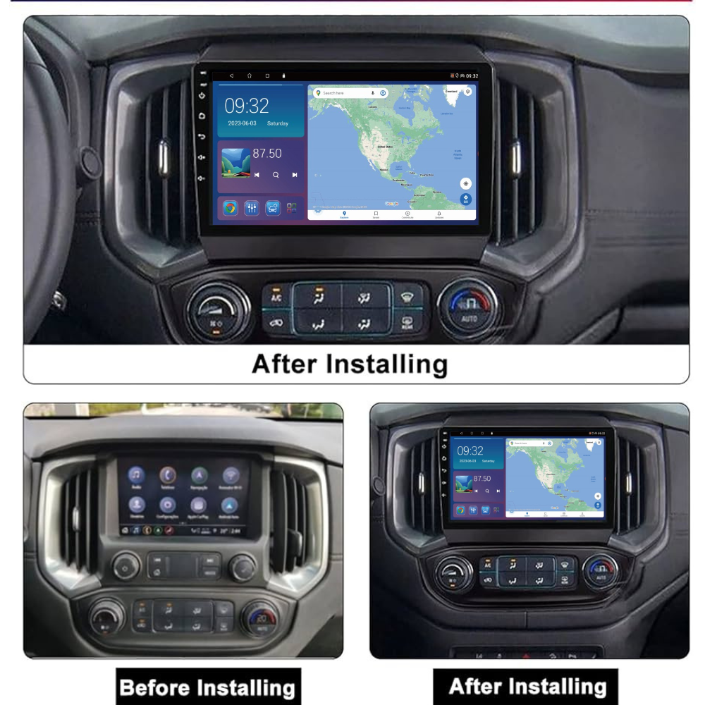 Chevy Colorado Trailblazer Blazer 2017-2020 Android 13 Wireless CarPlay & Android Auto Car Stereo Head Unit Chevrolet