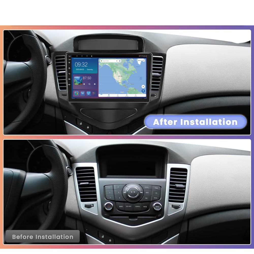 Chevy Cruze 2009-2014 Android 13 Wireless CarPlay & Android Auto Car Stereo Head Unit Chevrolet