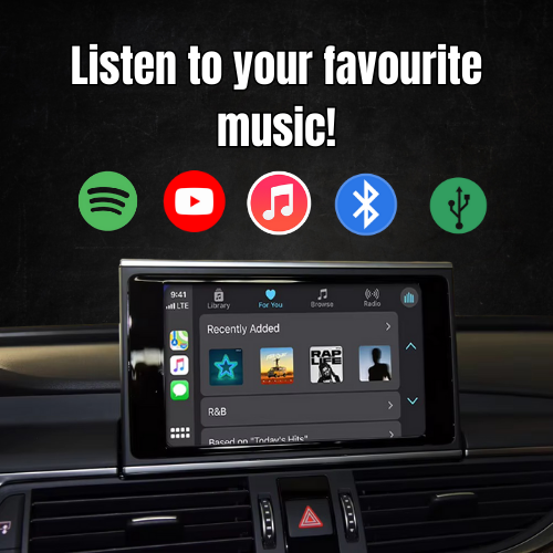 For Audi Retrofit Apple CarPlay Android Auto Integration A1 A3 A4 A5 A6 A7 Q3 S RS - DriveCast