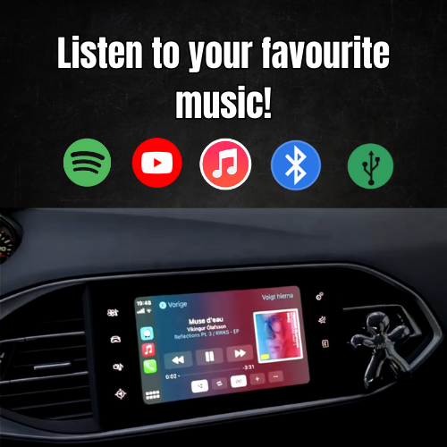 For Peugeot / Citroen Retrofit Apple CarPlay Android Auto Integration - DriveCast