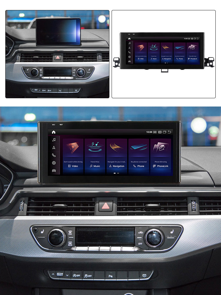 Audi A4 A5 B9 S RS 2015-2023 Android 13 Wireless CarPlay & Android Auto Car Stereo Head Unit