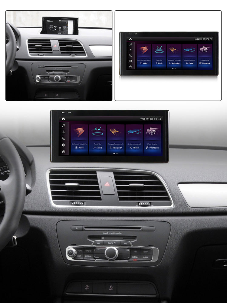 Audi Q3 RSQ3 2013-2019 Android 13 Wireless CarPlay & Android Auto Car Stereo Head Unit