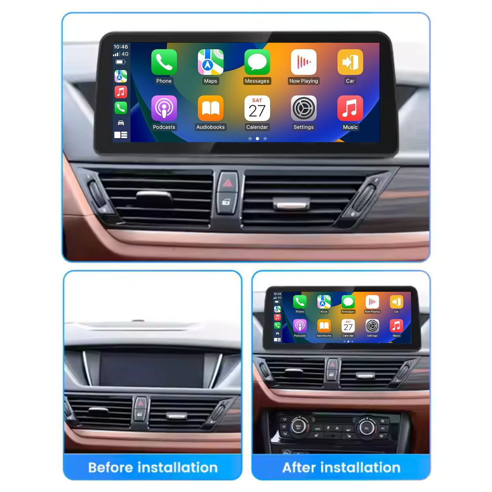 BMW X1 2009-2015 Android 13 Wireless CarPlay & Android Auto Car Stereo Head Unit 10.25inch 12.3inch