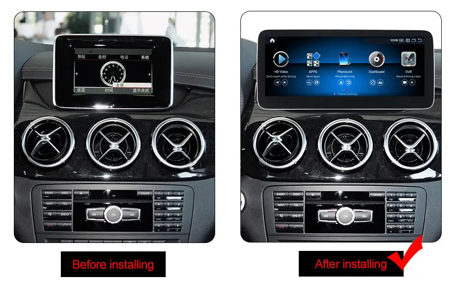 Mercedes B Class 2011-2019 W246 Android 13 Car Stereo Wireless CarPlay & Android Auto Head Unit