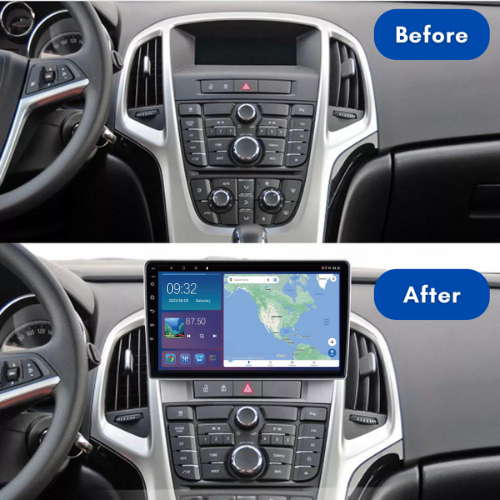 Vauxhall Astra J 2009-2015 Android 13 Wireless CarPlay & Android Auto Car Stereo Head Unit - DriveCast