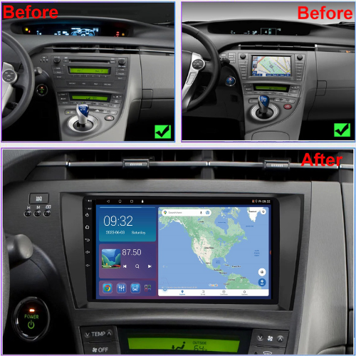 Toyota Prius 2009-2015 Android 13 Wireless CarPlay & Android Auto Car Stereo Head Unit - DriveCast